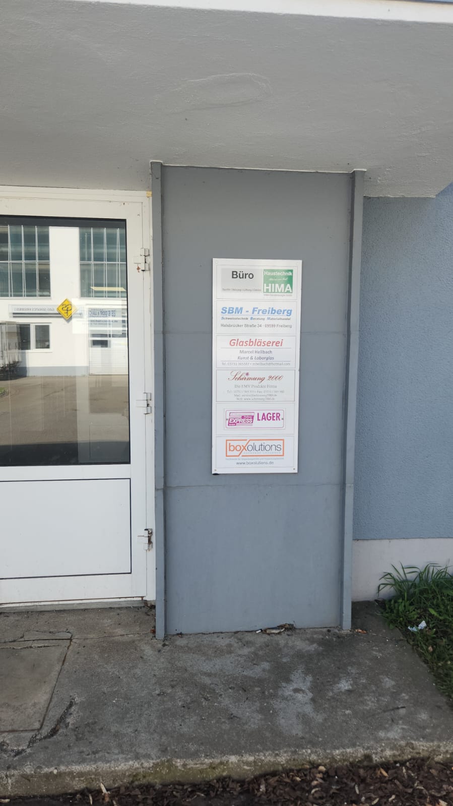 Eröffnung der Zweigstelle in Freiberg